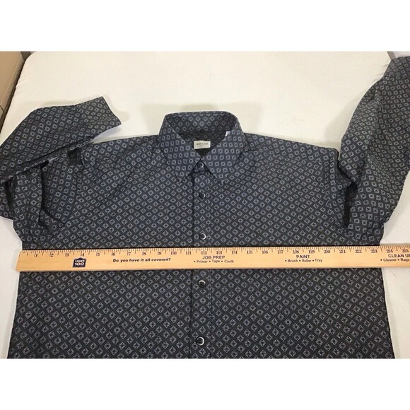 BREUER PARIS Men's Olive Greenish Gray Button Down Cotton Shirt Sz 17/43 - Picture 12 of 15